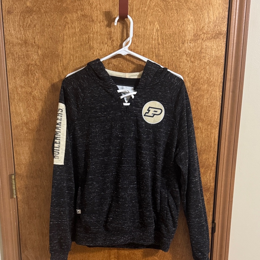 Colosseum Women's Purdue  Black and Cream Apparel